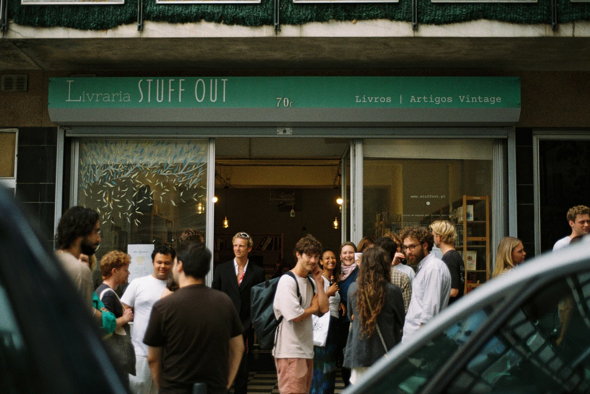 Stuffout Bookstore in Lisbon during the 2Pages Issue 01 launch